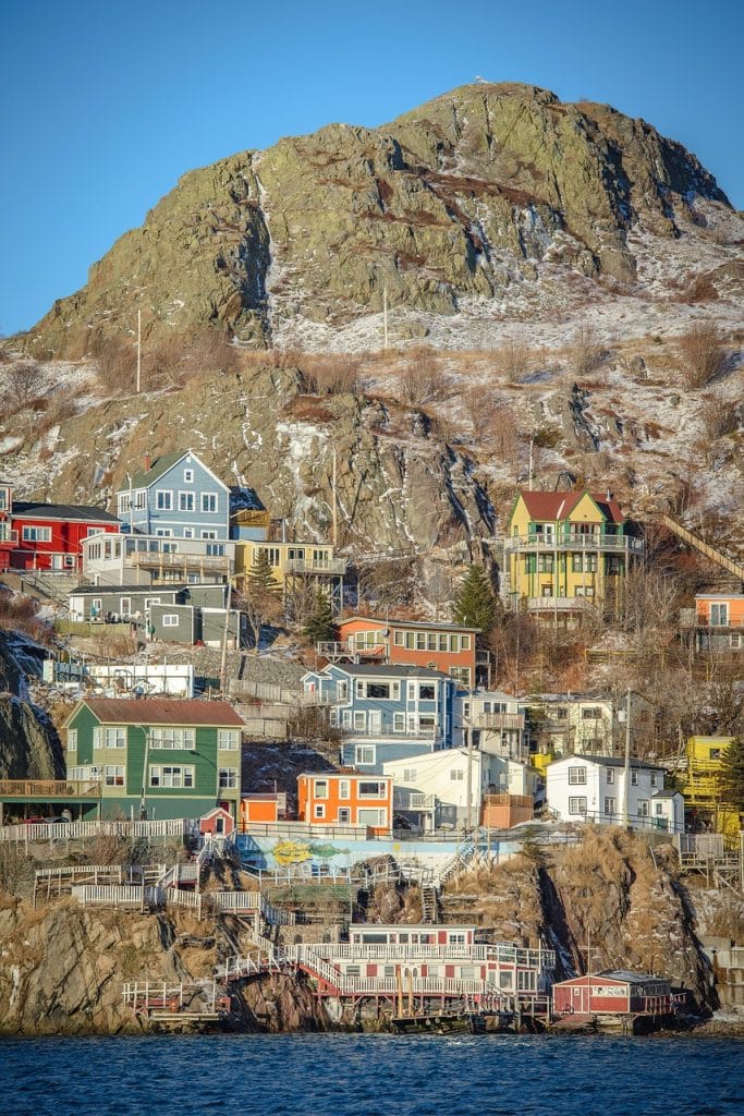 battery, newfoundland, st john's, colorful houses, saltbox